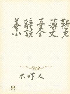 姜辞忧薄靳修的小说全文免费阅读笔趣阁