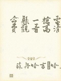 命悬一枪电影免费观看高清完整版