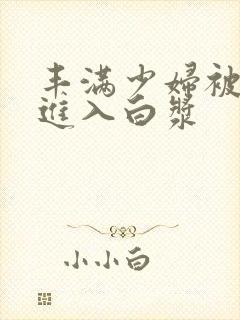 丰满少妇被猛烈进入白浆