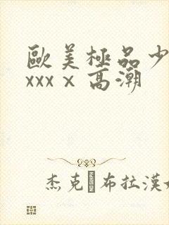 欧美极品少妇xxxxⅹ高潮