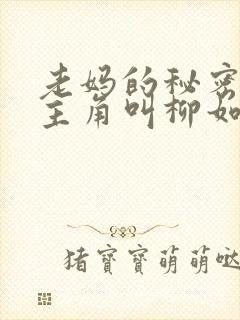 老妈的秘密小说主角叫柳如烟的小说