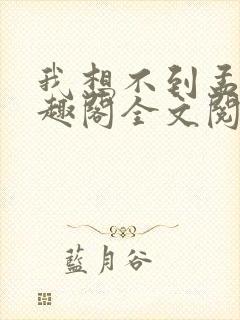 我想不到孟还笔趣阁全文阅读