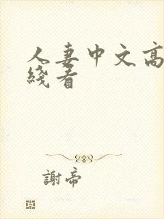 人妻中文高清在线看