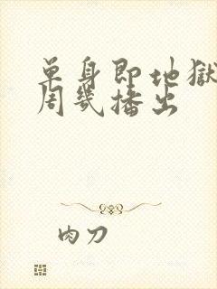 单身即地狱5每周几播出