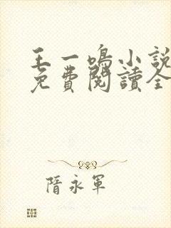 王一鸣小说主角免费阅读全文