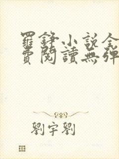 罗铮小说全文免费阅读无弹窗