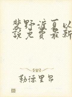 裴野渡夏以蓁小说免费最新章节更新