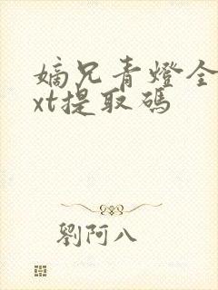 嫡兄青灯全文txt提取码封面