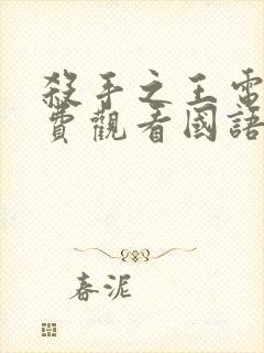 杀手之王电影免费观看国语完整版