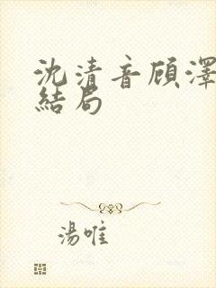 沈清音顾泽番外结局