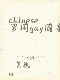 chinese男同gay国产封面