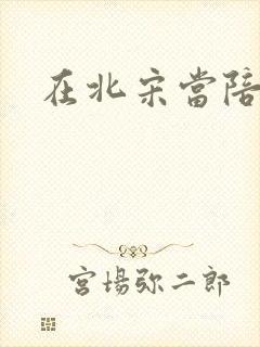 在北宋当陪房