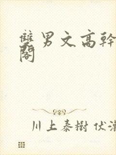 双男文高干笔趣阁