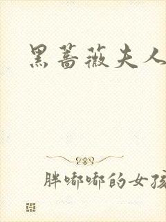 黑蔷薇夫人封面