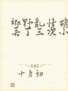 乡野乱情胡秀英丢了三次小说