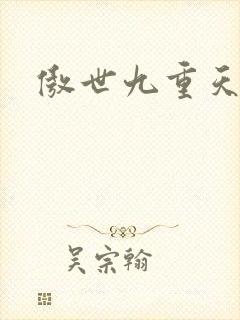 傲世九重天小说