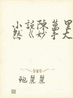 小说陈万里唐嫣然《妙手大仙医》封面