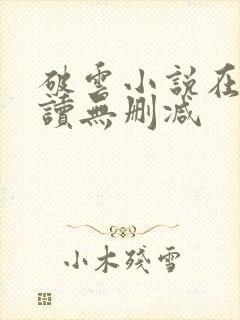 破云小说在线阅读无删减封面