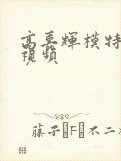 高嘉辉模特走秀视频