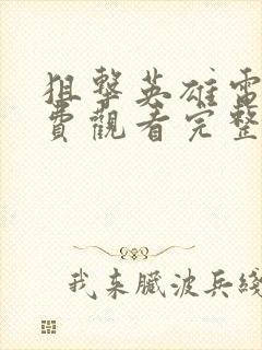 狙击英雄电影免费观看完整版高清封面