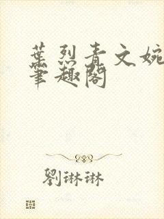 叶烈青文婉东竹笔趣阁封面