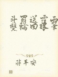 斗罗送霍雨浩一双轮回眼笔趣阁