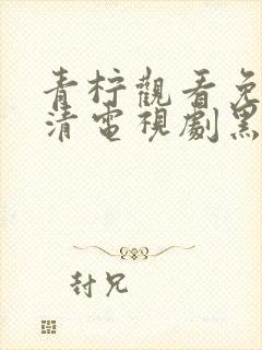 青柠观看免费高清电视剧黑暗荣耀封面