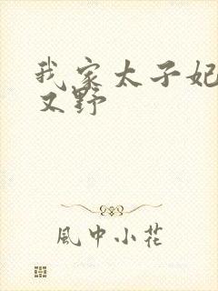 我家太子妃又凶又野