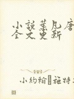 小说叶凡唐若雪全文更新