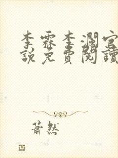 李霖李澜官场小说免费阅读