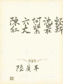 陈六何沈轻舞大红大紫最新笔趣阁