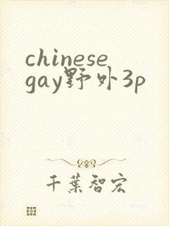 chinesegay野外3p