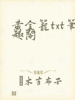 黄金笼txt笔趣阁