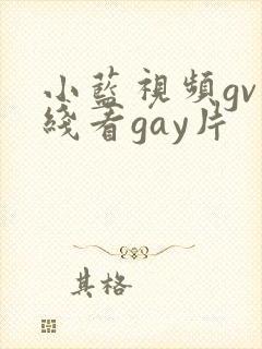 小蓝视频gv在线看gay片