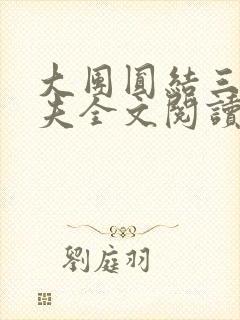 大团圆结三女一夫全文阅读封面