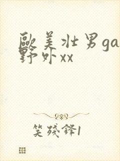 欧美壮男gay野外xx