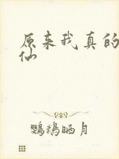 原来我真的是剑仙