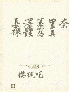 长泽莱里奈av裸体写真