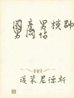 国产男模帅哥男男网站