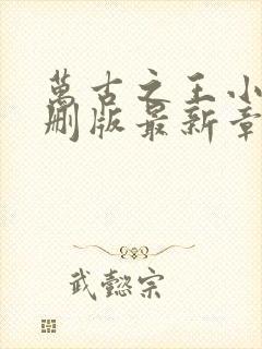 万古之王小说未删版最新章节封面