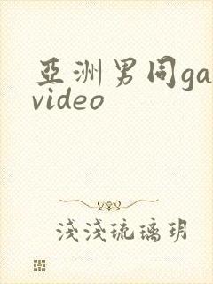 亚洲男同gayvideo