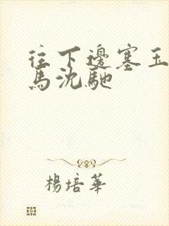 往下边塞玉器骑马沈驰