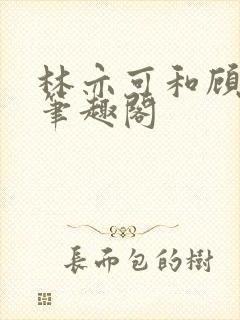 林亦可和顾景霆笔趣阁