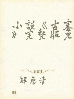 小说《古寨情缘》完整版免费阅读封面