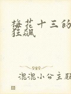 梅花十三的乳液狂飙