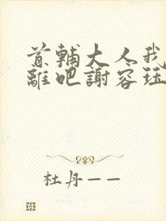 首辅大人我们和离吧谢容珏