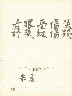 右眼受伤失明属于几级伤残