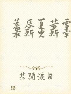 叶辰夏若雪孙怡最新更新章节