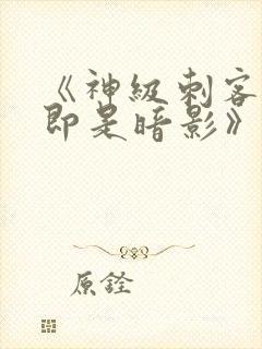 《神级刺客,我即是暗影》