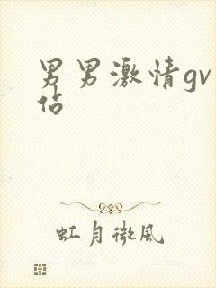 男男激情gv网站
